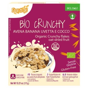 EASY TO GO Crunchy Avena Banana Uvetta Cocco 375g