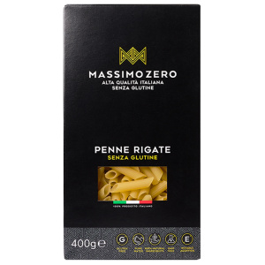 MASSIMO ZERO Pasta Penne Rigate 400g