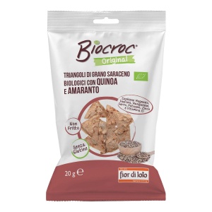 FIOR DI LOTO Biocroc Triangoli Sar/Quinoa/Amar 20g