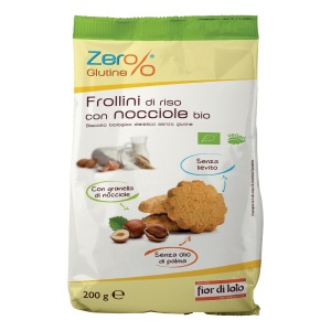 ZERO % GLUTINE Frollini di Riso con Nocciole 200g