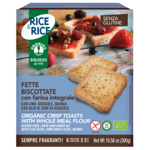 RICE & RICE Fette Biscottate Integrali 300g