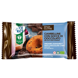 RICE & RICE Ciambelline Gocce Cioccolato 4x45g