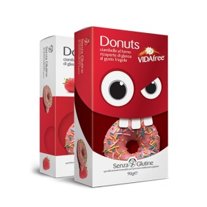 VIDAFREE Donuts alla Fragola 2x45g