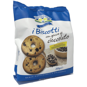 HAPPY FARM Biscotti con Gocce di Cioccolato 200g