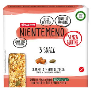 NIENTEMENO Barretta Carota e Semi Zucca 3x23g