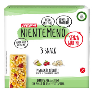 NIENTEMENO Barretta Pistacchi Mirtilli 3x23g