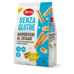 DORIA Grissini Mini al Sesamo S/G