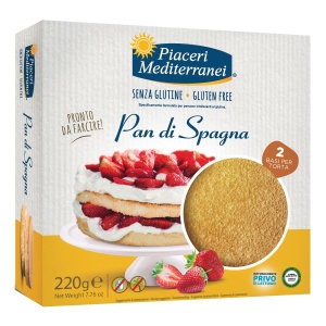 PIACERI MEDITERRANEI Pan di Spagna 220g
