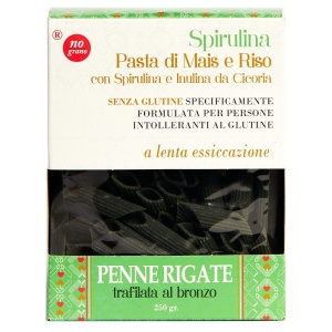 NUTRITE' Penne Rigate Spirulina Mais e Riso 250g