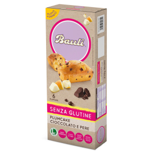 BAULI Plumcake S/G Cioccolato e Pere 6x35g