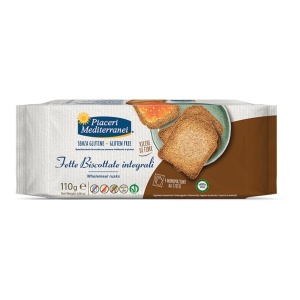 PIACERI MEDITERRANEI Fette Biscottate Integr.110g