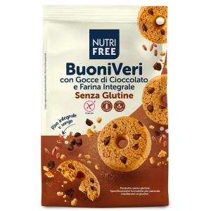 NUTRIFREE Biscotti Buoni Veri Gtt Cioccolato 250g