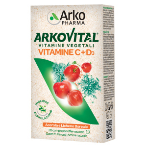 ARKOVITAL Vitamine C+D3 20Cpr Eff