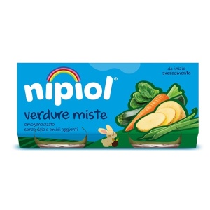 NIPIOL Omog.Verdure Miste 2x80g