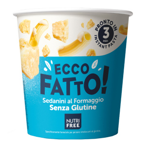 NUTRIFREE ECCO FATTO Sedanini Formaggio 70g