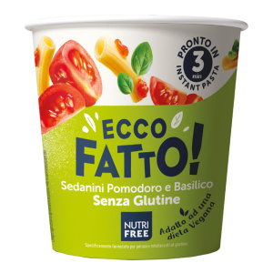 NUTRIFREE ECCO FATTO Sedanini Pomodoro 70g