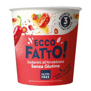 NUTRIFREE ECCO FATTO Sedanini Arrabiata 70g