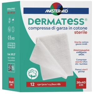 DERMATESS Cotone Garza 36x40 12pz