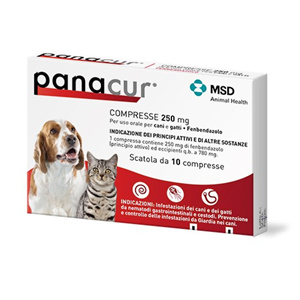 PANACUR-10 CPR 250 MG VET
