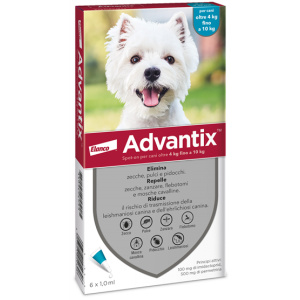 ADVANTIX SPOT ON 6PIP 4-10KG