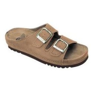 AIRBAG Sandali Nubuck Cuoio s/cint.42