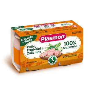 PLASMON Omog.Pollo Fagiolini 2x80g