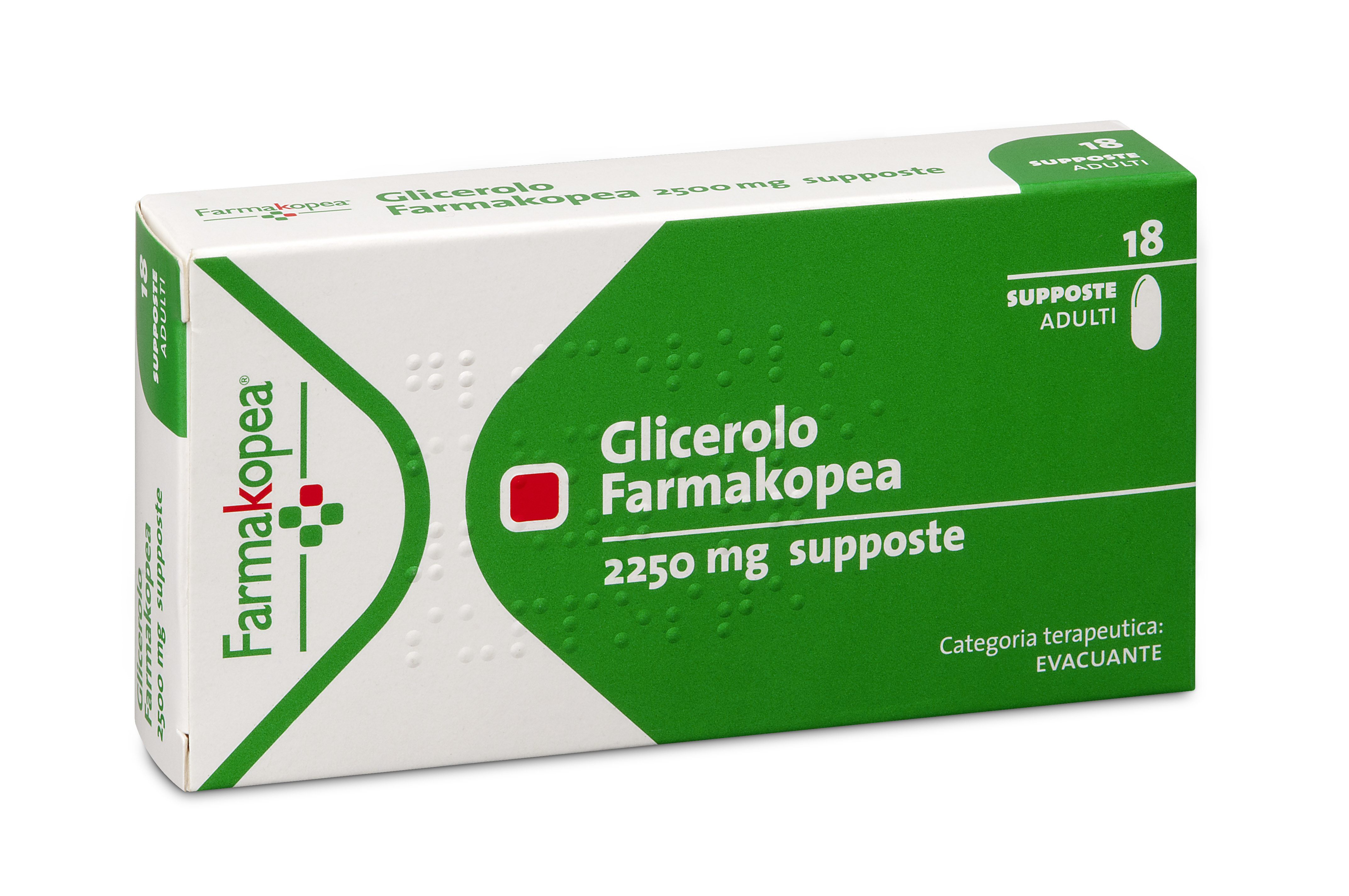 GLICEROLO 18SUPP 2500MG