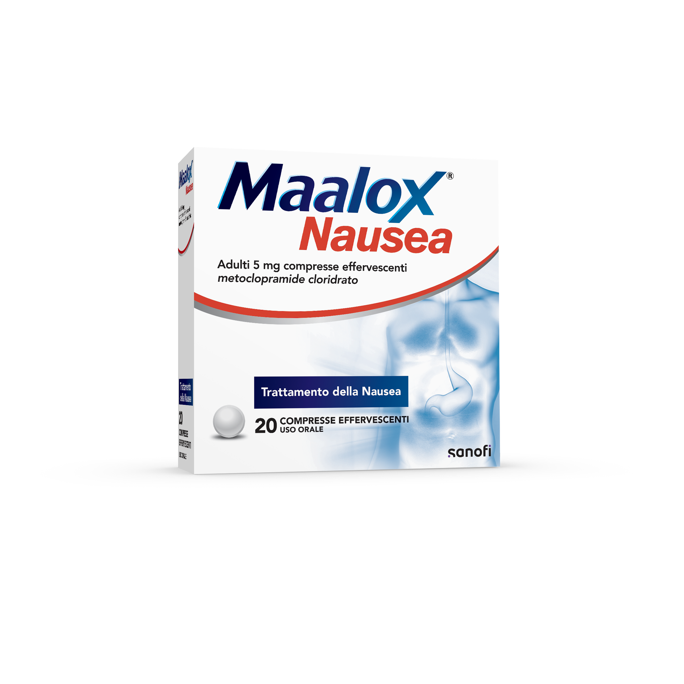 MAALOX NAUSEA 20CPR EFF 5MG