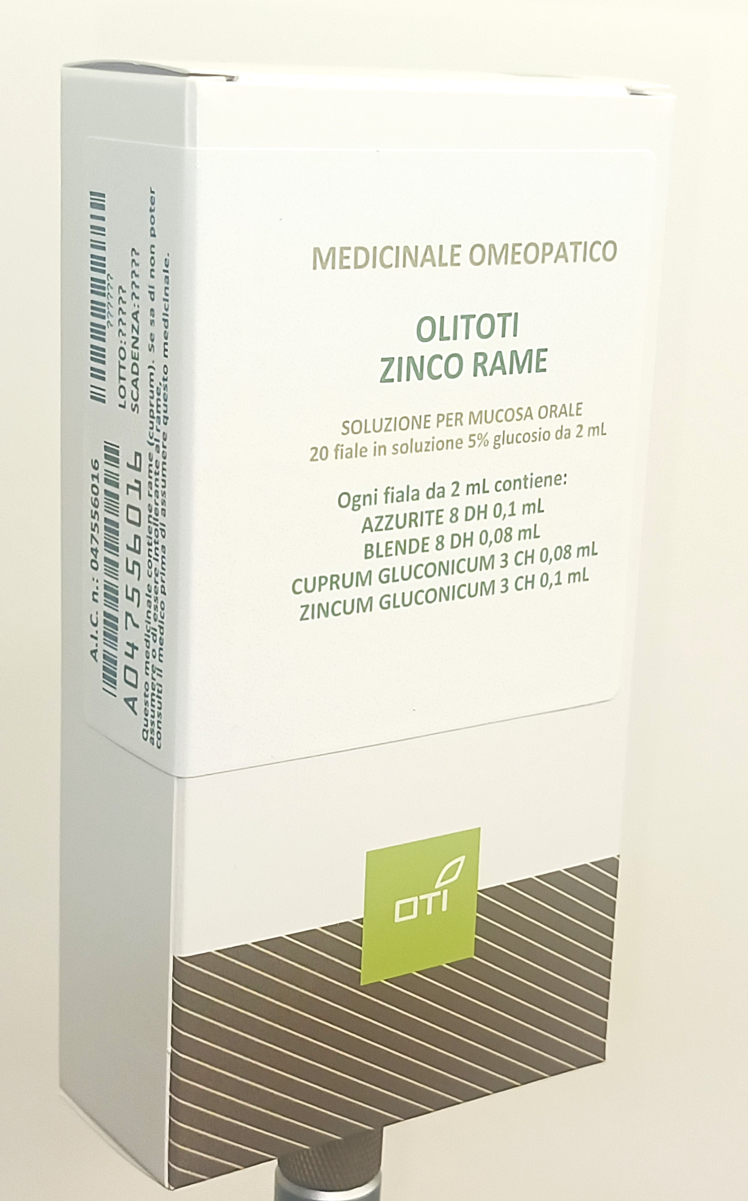 OLITOTI ZINCO RAME OS 20F 2ML