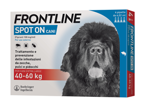 FRONTLINE SPOTON 4P 4,02ML 40-60