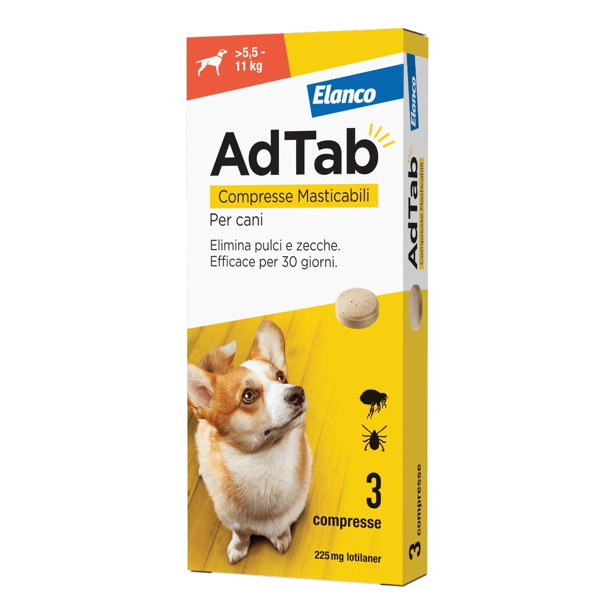 ADTAB 3CPR 225MG CANI 5,5-11KG