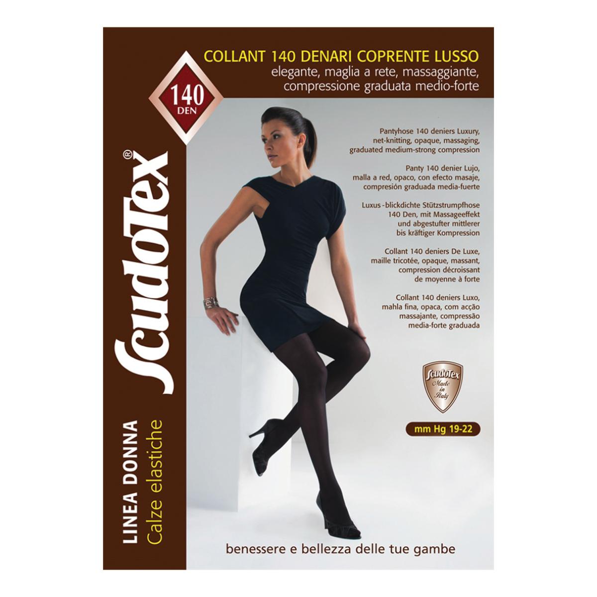 SCUDOTEX 140 Collant Lusso 4 Nero