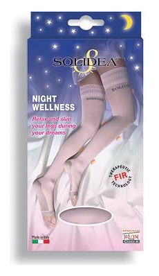 NIGHT WELLNESS Calza Nero 1-S
