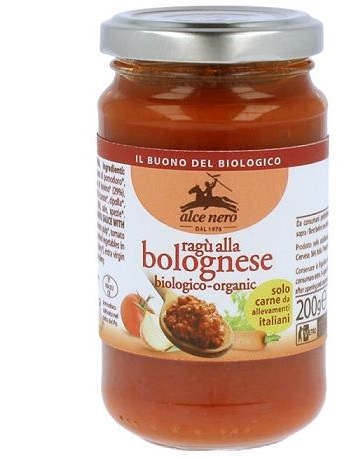 RAGU' BOLOGNESE BIO200G ALCE
