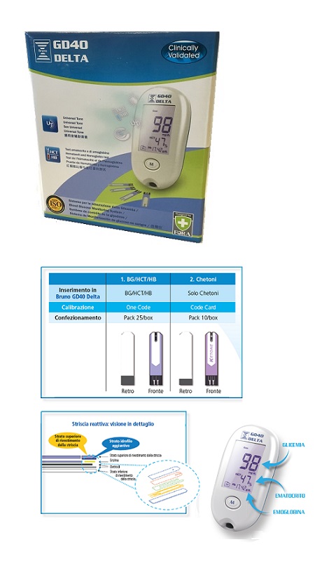 BRUNO GD40 GLUCOMETRO STRUMENTO