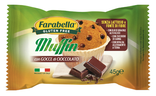 FARABELLA Muffin con Gocce Cioccolato 45g