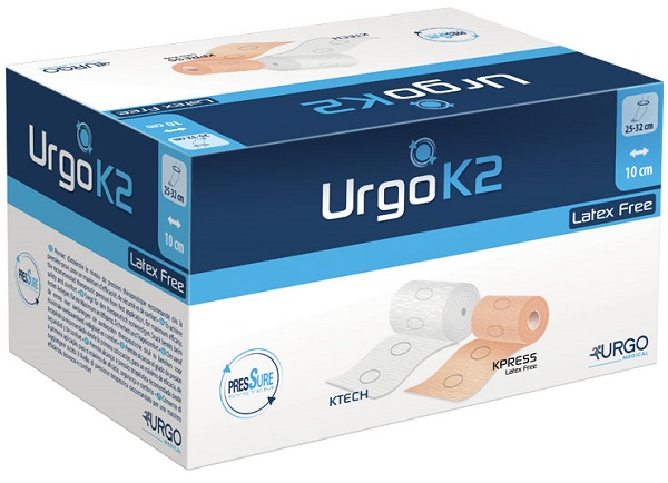 URGO K2 Latex Free T2-10cm 2pz