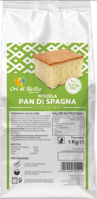 ORI DI SICILIA Mix Pan di Spagna 1Kg
