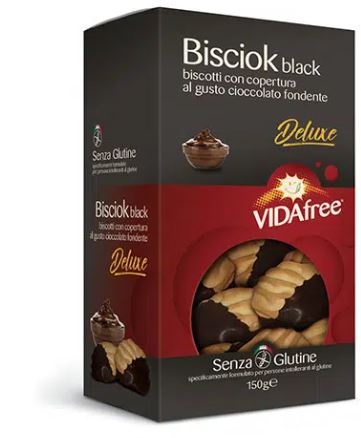 VIDAFREE Bisciok Black Cioccolato Fondente 150g