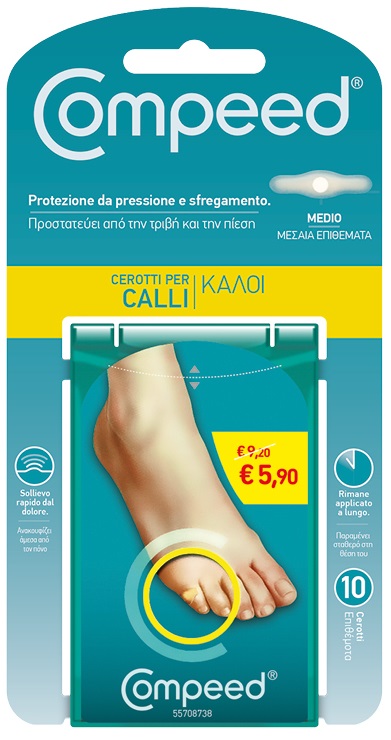 COMPEED CALLI MEDIO 10PZ PROMO