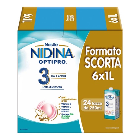 NIDINA OPTIPRO 3 LIQUIDO 6 X 1 L