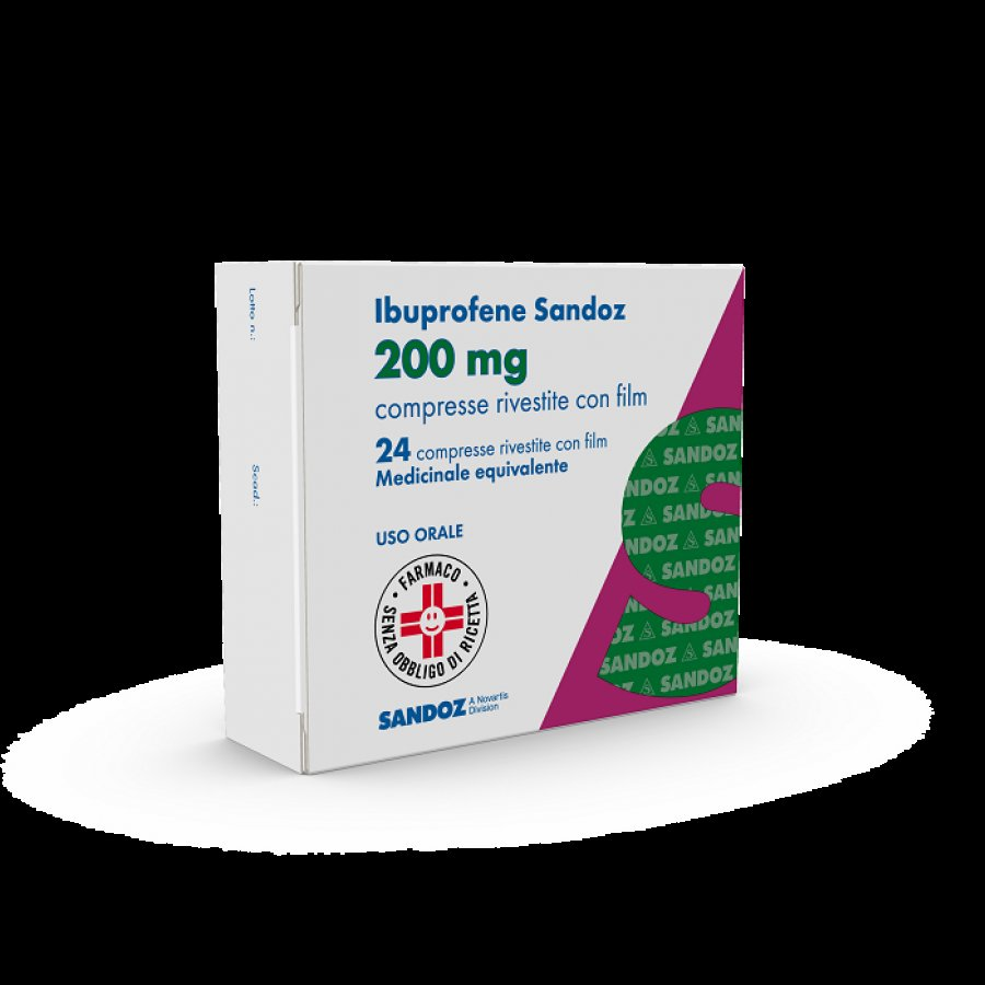 IBUPROFENE SAN 24CPR RIV 200MG