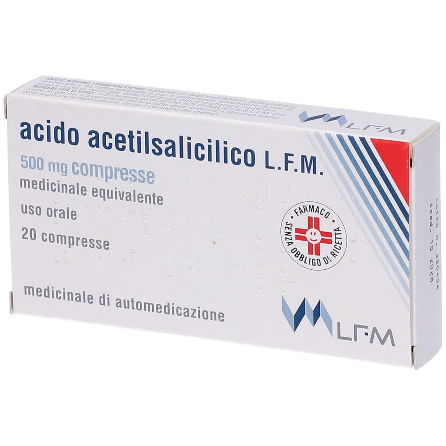 ACIDO ACETILSAL LFM 500M