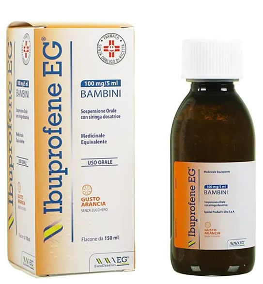 IBUPROFENE EG FL 150ML ARANCIA