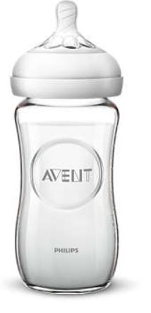 AVENT BIB NAT VETRO 240ML 5317<
