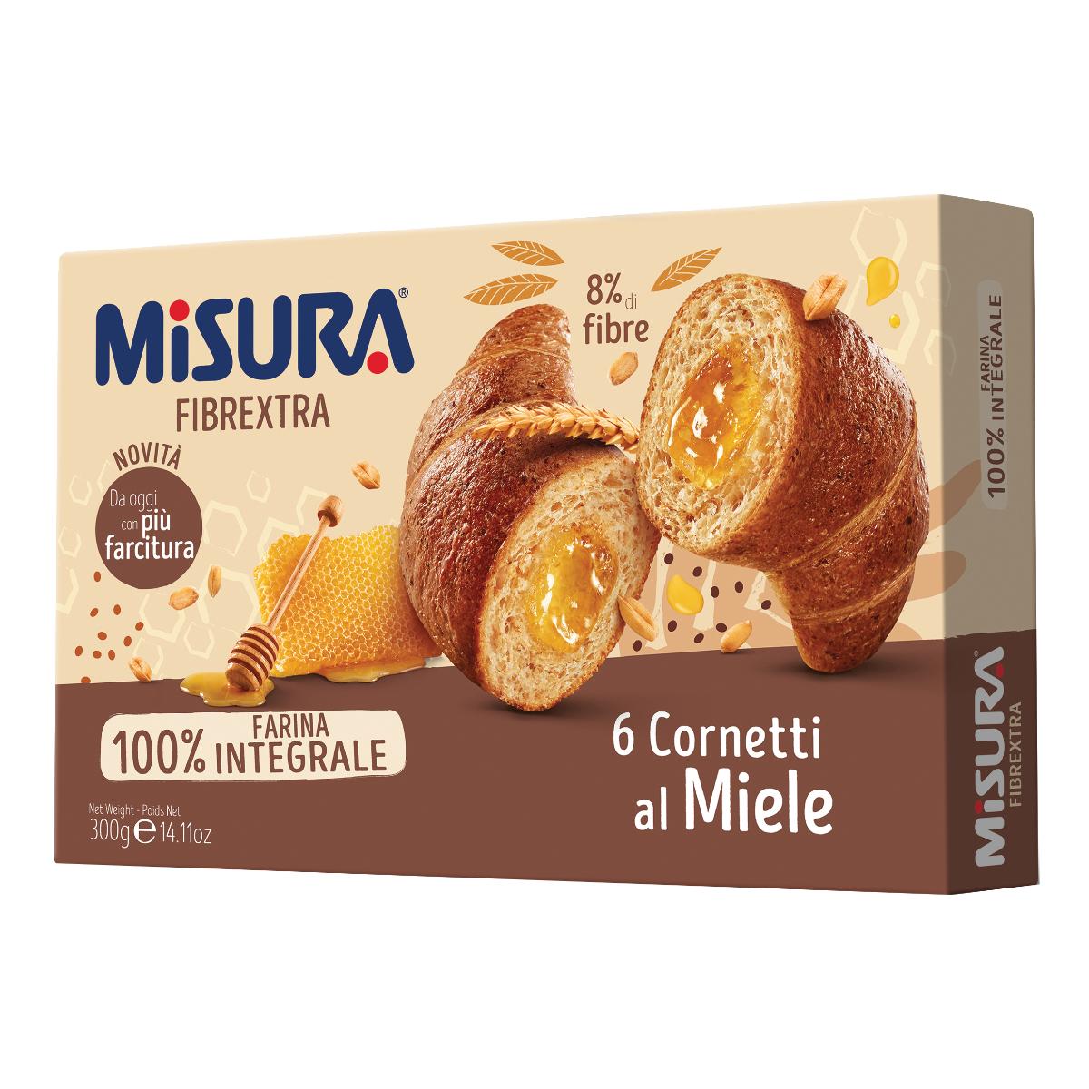 MISURA Fibre Extra Cornetto Miele 308g