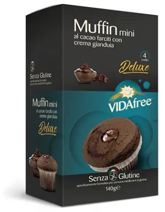 VIDAFREE MiniMuffin Cacao e Gianduia 4x35g
