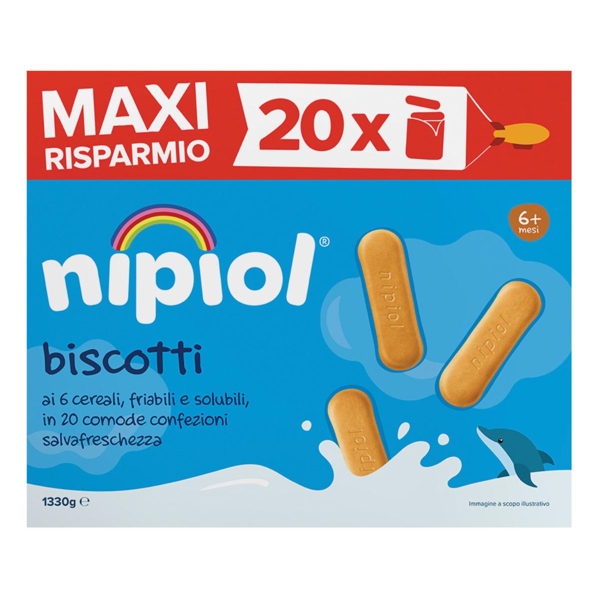 NIPIOL Biscott.6 Cereali 1330g