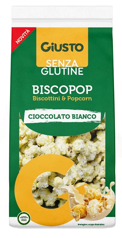 GIUSTO S/G Biscopop White 80g