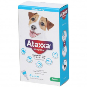 ATAXXA SPOT ON 4PIP 1ML 4-10KG